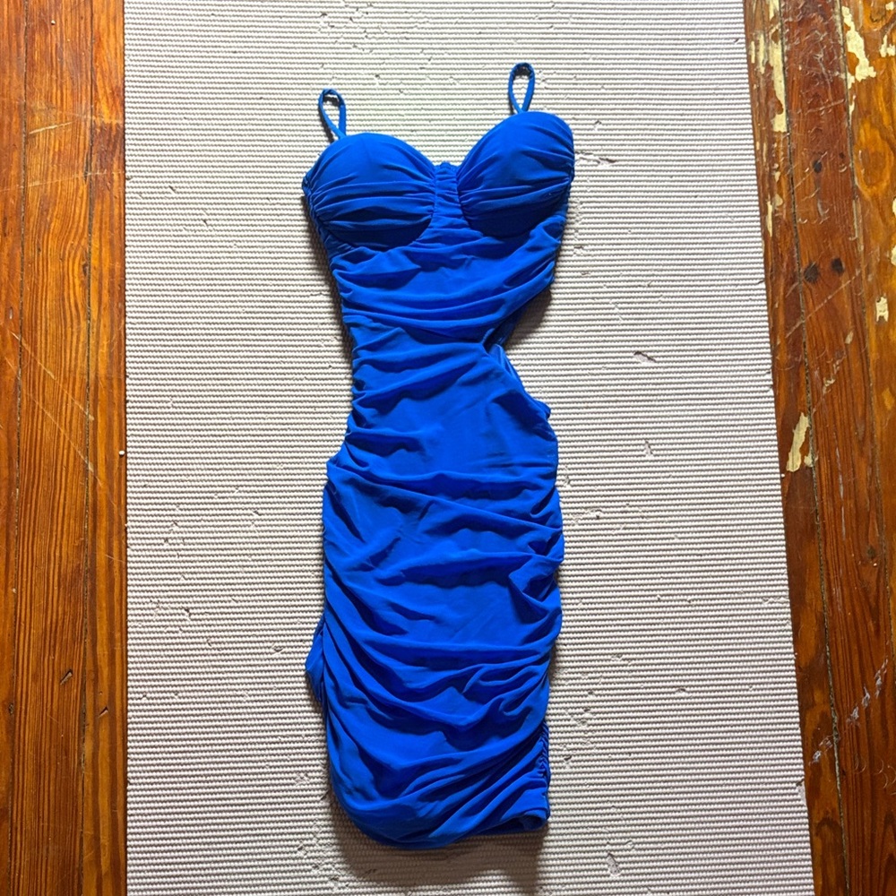 Windsor Royal Blue Backless Dress